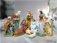 handmade life size resin Nativity Sets big Manger