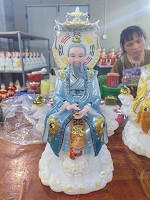 Handmade Resin Buddha religious ornament