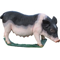 Resin farm pig