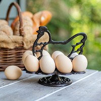 iron egg rack