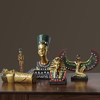 handmade resin Egypt Pharaoh mummy ornament souvenir