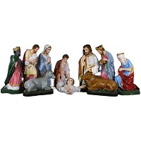 handmade 50 cm height Nativity sets manger sculpture