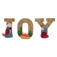 handmade 10 cm Nativity sets JOY manger sculpture