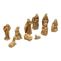 handmade micro-landscape Nativity sets manger sculpture