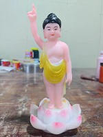 Handmade Resin Buddha religious ornament